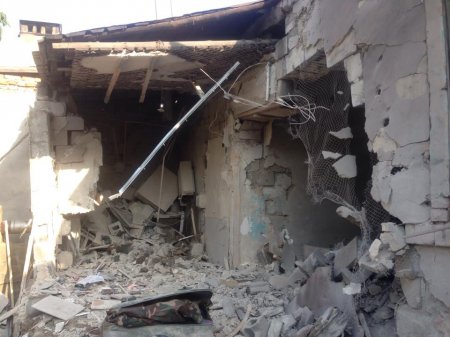 В Донецке в результате попадания снарядов повреждены жилой дом и шахта Трудовская, - горсовет