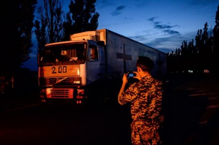 На украинско-российской границе стоят 58 КАМАЗов с трупами солдат РФ