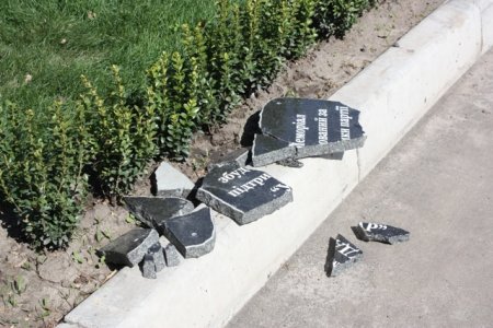 Памятник Небесной сотни осквернили в Борисполе