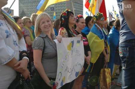 На Марш Мира вышло более 10 тысяч запорожцев
