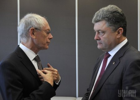 Ромпей и Баррозу считают ратификацию СА Украины с ЕС важным шагом на пути к европейской демократии