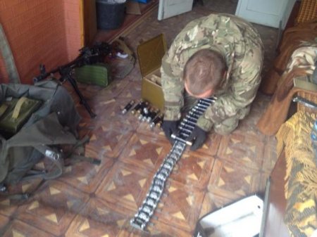 "Правый сектор" в зоне АТО вооружился пулеметами "Максим"