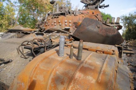 Дмитровка после обстрелов из "Смерчей" Дмитровка после обстрелов из "Смерчей"