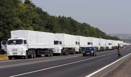 МВД: Грузовики «конвоя Путина» были пустыми