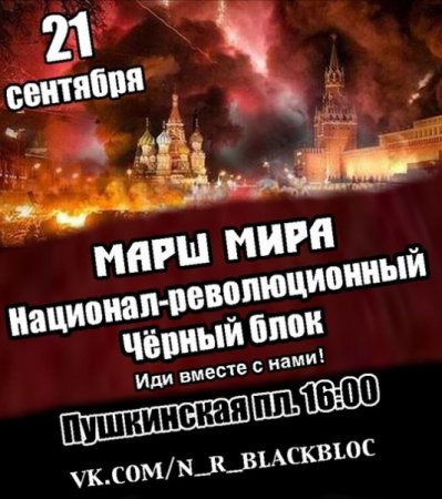 Русские националисты придут поддержать Украину на «Марш мира» в Москве