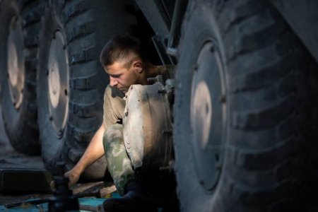 Фоторепортаж из зоны АТО: Будни украинских военнослужащих