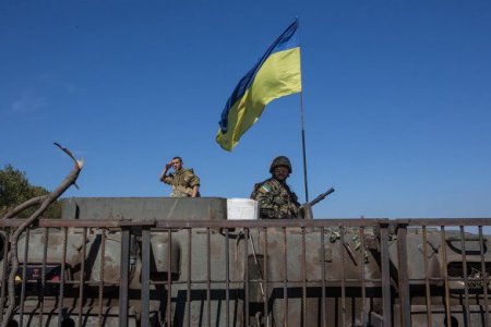 Фоторепортаж из зоны АТО: Будни украинских военнослужащих