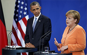 Обама и Меркель обещали не отменять санкции до освобождения Крыма