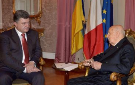 Порошенко встретился с президентом Италии