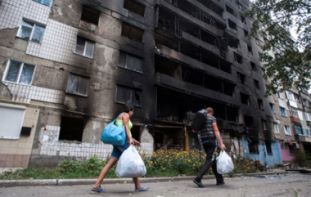 Жители Донецка сообщают о новых разрушениях