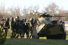 В Амвросиевку переброшены 500 российских военных и техника