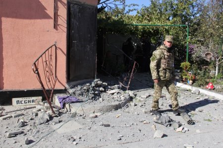 Российские террористы атакуют украинские позиции возле Дебальцево 