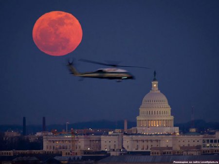 Завтра жители Земли смогут наблюдать редкое астрономическое явление - "кровавую Луну"