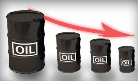Цена на нефть Brent упала до минимума за 4 года