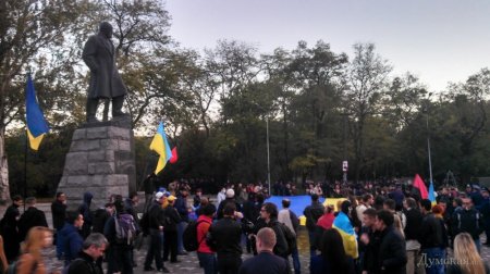 В Одессе также проходят Марши в честь УПА