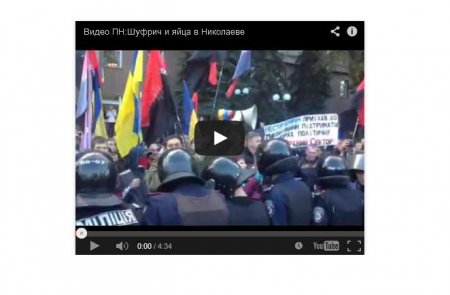 В Николаеве активисты забросали яйцами Шуфрича. Видео В Николаеве активисты забросали яйцами Шуфрича. Видео