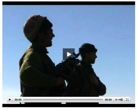 Нацгвардейцы ночью уничтожили танк террористов (Видео)