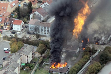 В Германии взорвался газопровод компании "Газпрома". Пострадали 26 человек. Видео