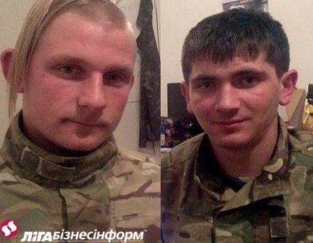 Представители Правого сектора, два друга Кобра и Слива являются самыми юными защитниками Донецкого аэропорта