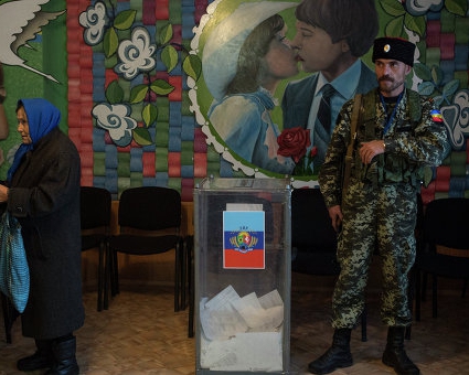 Уже 31 октября в Антраците стартовали «выборы» ЛНР 