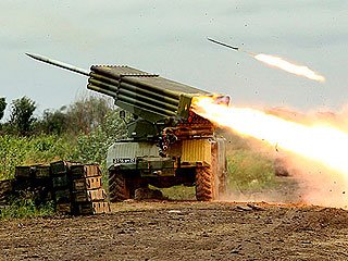 Боевики снова обстреляли город Горское. Выпущено 50 снарядов РСЗО «Град»