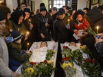В Донецке прощались с погибшими детьми (фото) 