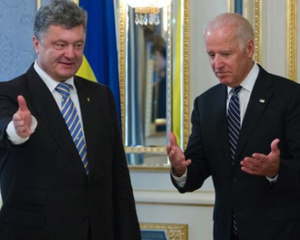 Д.Байден и П.Порошенко в телефонном режиме скоординировали позиции перед саммитом G20