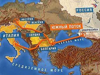 "Газпром" анонсировал начало строительства морской части "Южного потока"