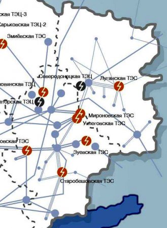 Ахметов переподключает свои шахты на российское электричество (карта)