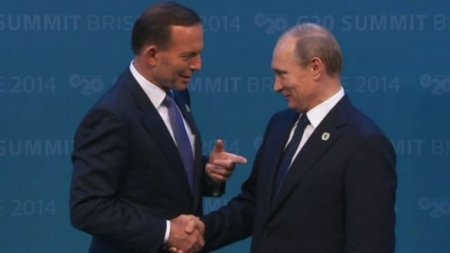 Как мировые лидеры встречали Путина в Брисбене (Видео)