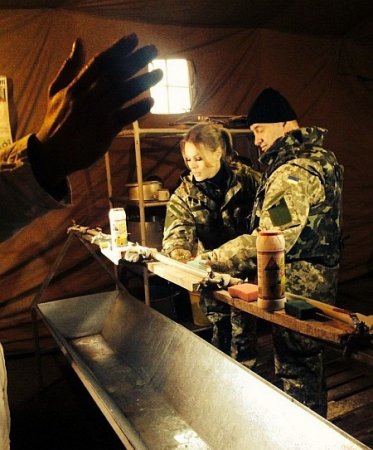 Ольга Фреймут провела инспекцию в зоне АТО. Фото