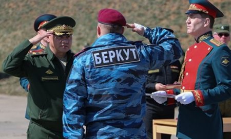 Беглый, после событий на Майдане, "Беркут" получил российские медали