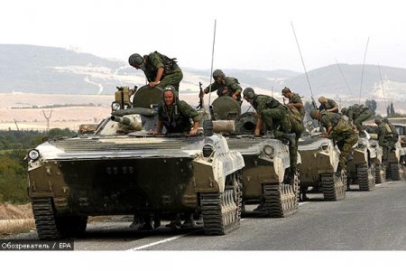 В сторону Луганска направляются 20 российских танков