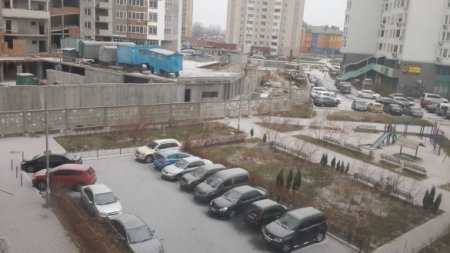 В Киеве выпал первый снег (Фото)