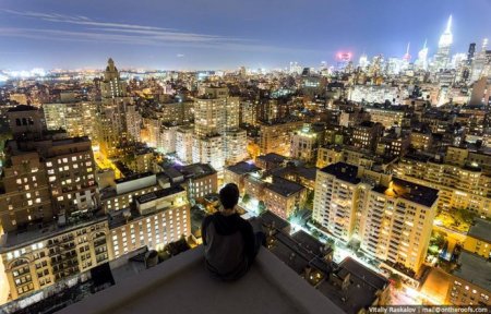 Фотограф-экстремал запечатлел небоскребы Нью-Йорка. Фото