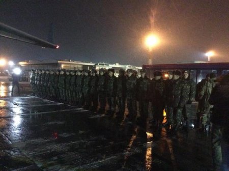 Сегодня в Борисполь прибыл самолет ВВС Канады с военной помощью на борту. Фото
