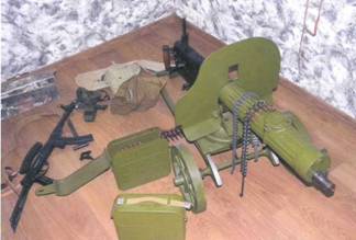 Житель Луганской области прятал дома пулемет «Максим» и 1200 патронов