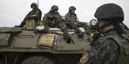 В прошедшие сутки террористы 41 раз пытались атаковать позиции украинских бойцов в зоне АТО