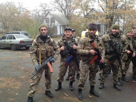 В Донбассе за боевиков воюет чеченский батальон «Смерть»
