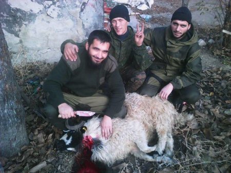 «Русский мир» в Донбассе: убийство животных и дети с оружием (Фото)