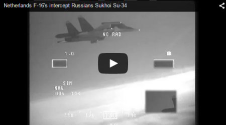 НАТО опубликовал кадры перехвата российских истребителей. ВИДЕО