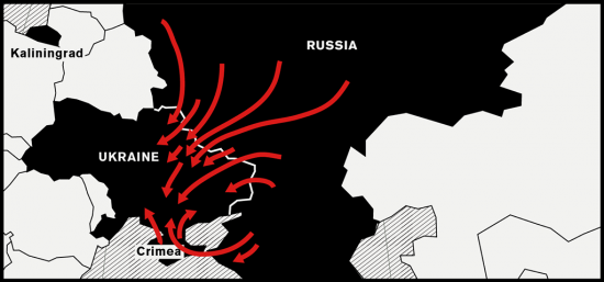 Украина названа потенциально горячей точкой в 2015 году