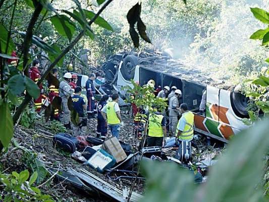 В Бразилии за сутки произошли две крупные катастрофы, 13 человек погибли