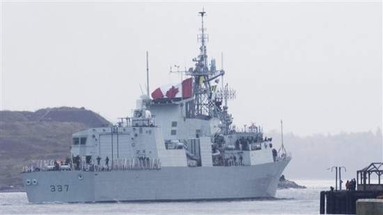 Корабль ВМС Канады отправится в Средиземное море из-за ситуации в Украине