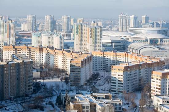 Руферы сняли новогодний Минск с крыш домов