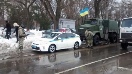 Силы Национальной гвардии вошли в Одессу для охраны правопорядка (фото)