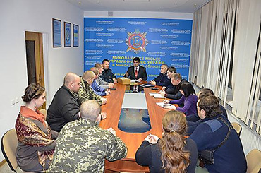 Начальник николаевской милиции поблагодарил активистов, которые помогают им в борьбе с преступностью