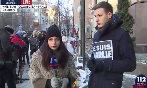 Украинские журналисты выразили солидарность французским коллегам издания Charlie Hebdo