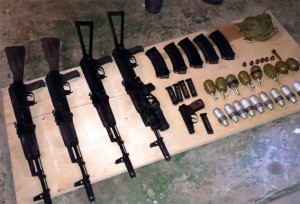 В Мариуполе готовили теракт: найден арсенал оружия боевиков диверсантов (фото)