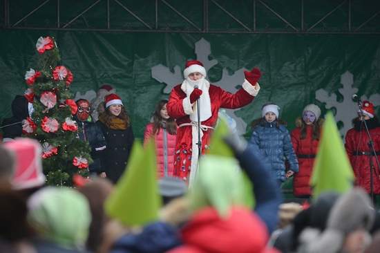 600 гомельчан создали гигантскую елку